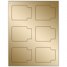 3.372" x 2.5"  Sheet Label