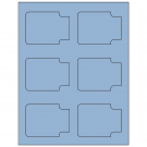 3.372" x 2.5"  Sheet Label