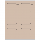 3.372" x 2.5"  Sheet Label