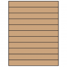 8.5" x 1"  Sheet Label