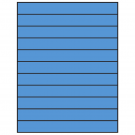 8.5" x 1"  Sheet Label