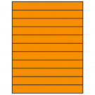 8.5" x 1"  Sheet Label