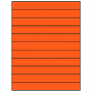 8.5" x 1"  Sheet Label