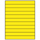 8.5" x 1"  Sheet Label