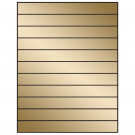 8.5" x 1"  Sheet Label