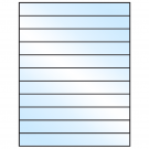 8.5" x 1"  Sheet Label