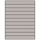 8.5" x 1"  Sheet Label