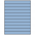 8.5" x 1"  Sheet Label