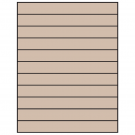 8.5" x 1"  Sheet Label