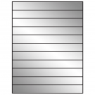 8.5" x 1"  Sheet Label