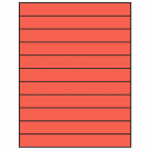 8.5" x 1"  Sheet Label