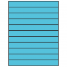 8.5" x 1"  Sheet Label