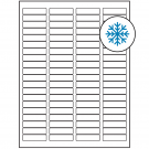 1.75" x 0.5"  Sheet Label