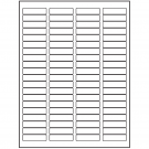 1.75" x 0.5"  Sheet Label
