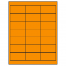 2.66" x 1.375"  Sheet Label