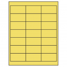 2.66" x 1.375"  Sheet Label
