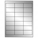 2.66" x 1.375"  Sheet Label