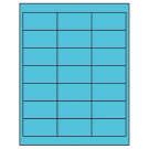 2.66" x 1.375"  Sheet Label