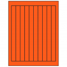 0.75" x 9.4"  Sheet Label