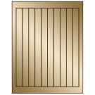 0.75" x 9.4"  Sheet Label