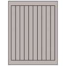 0.75" x 9.4"  Sheet Label