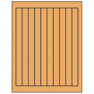 0.75" x 9.4"  Sheet Label