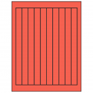 0.75" x 9.4"  Sheet Label