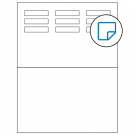 1.96" x 0.46"  Sheet Label