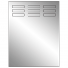 1.96" x 0.46"  Sheet Label