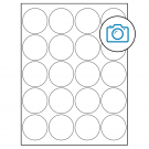 2" x 2"  Sheet Label