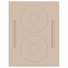 4.64" x 4.64"  Sheet Label