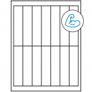 1.125" x 4.875"  Sheet Label
