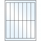 1.125" x 4.875"  Sheet Label