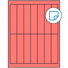 1.125" x 4.875"  Sheet Label