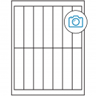 1.125" x 4.875"  Sheet Label