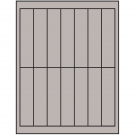 1.125" x 4.875"  Sheet Label