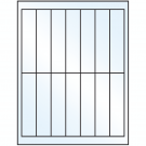 1.125" x 4.875"  Sheet Label