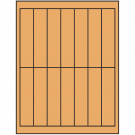 1.125" x 4.875"  Sheet Label