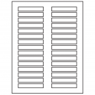 3" x 0.5"  Sheet Label