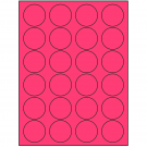 1.625" x 1.625"  Sheet Label