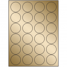 1.625" x 1.625"  Sheet Label