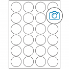 1.625" x 1.625"  Sheet Label