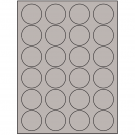 1.625" x 1.625"  Sheet Label