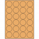 1.625" x 1.625"  Sheet Label