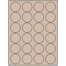 1.625" x 1.625"  Sheet Label