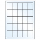 1.5" x 2"  Sheet Label