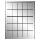 1.5" x 2"  Sheet Label