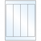 2" x 9"  Sheet Label