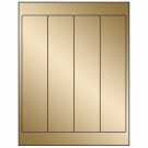 2" x 9"  Sheet Label