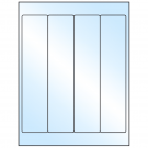 2" x 9"  Sheet Label